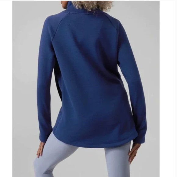 Athleta Blue Crew Neck Sweater - Picture 2 of 13